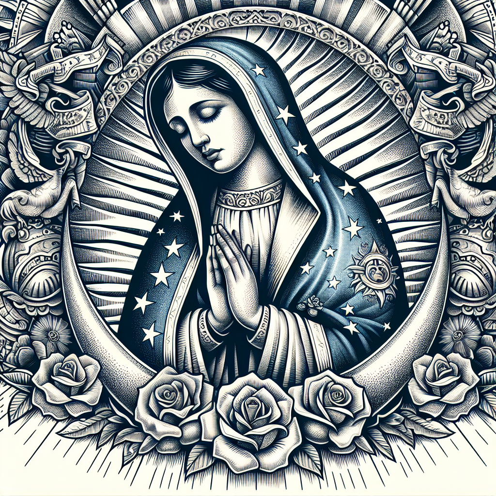 Stunning Virgen de Guadalupe Tattoo Designs