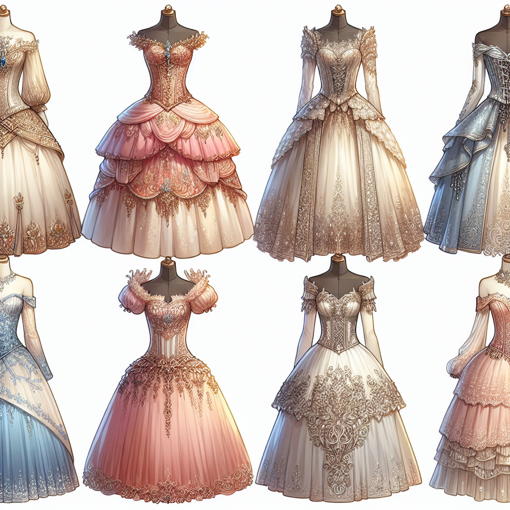 Distinct Fantasy Princess Dresses