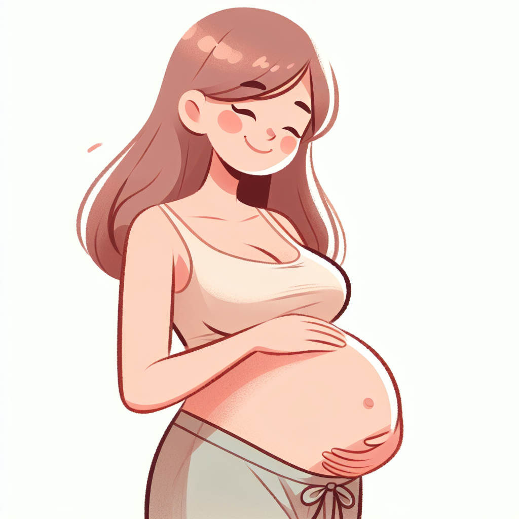 Celebrating Pregnancy: A Joyful Cartoon Depiction