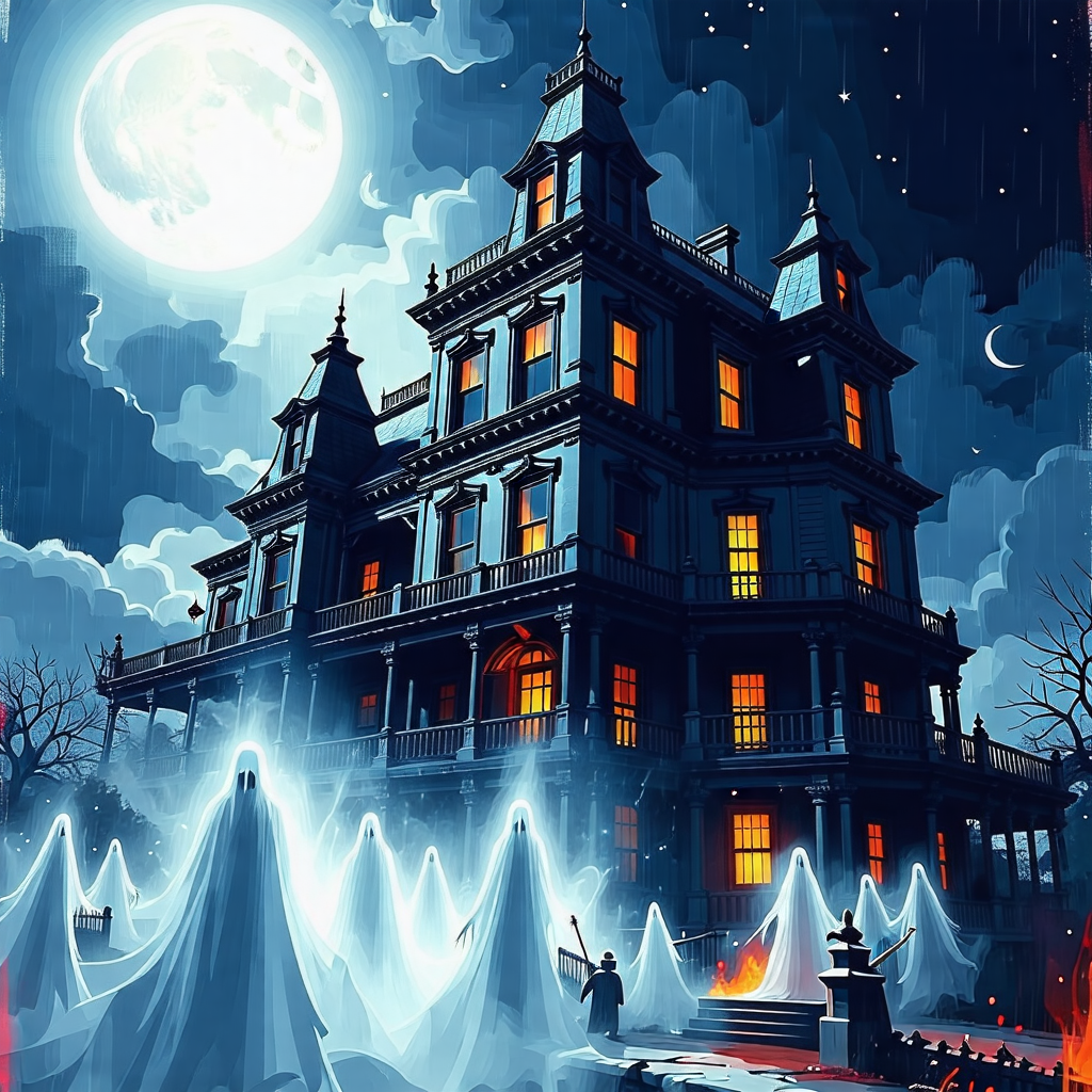 Anime-Inspired Haunted Mansion