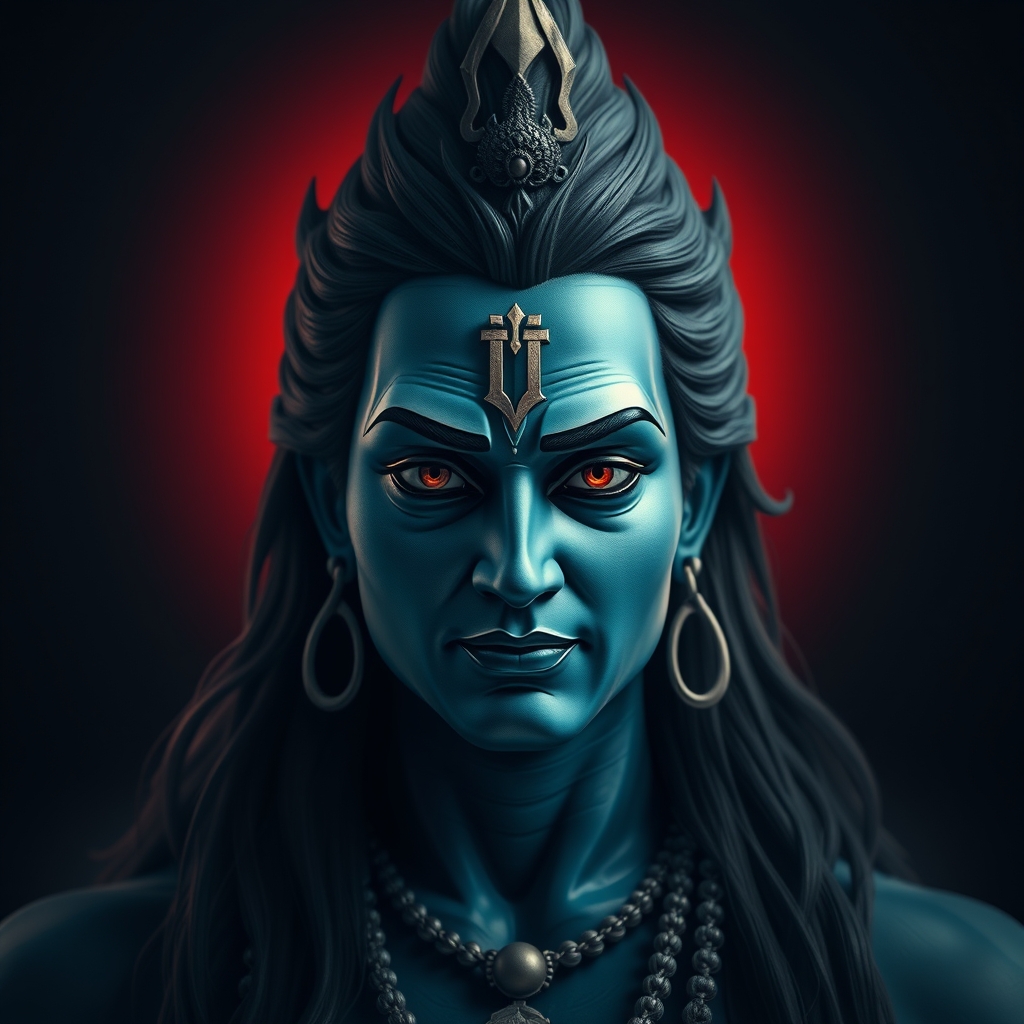 Lord Shiva in Ultra HD Fantasy Background