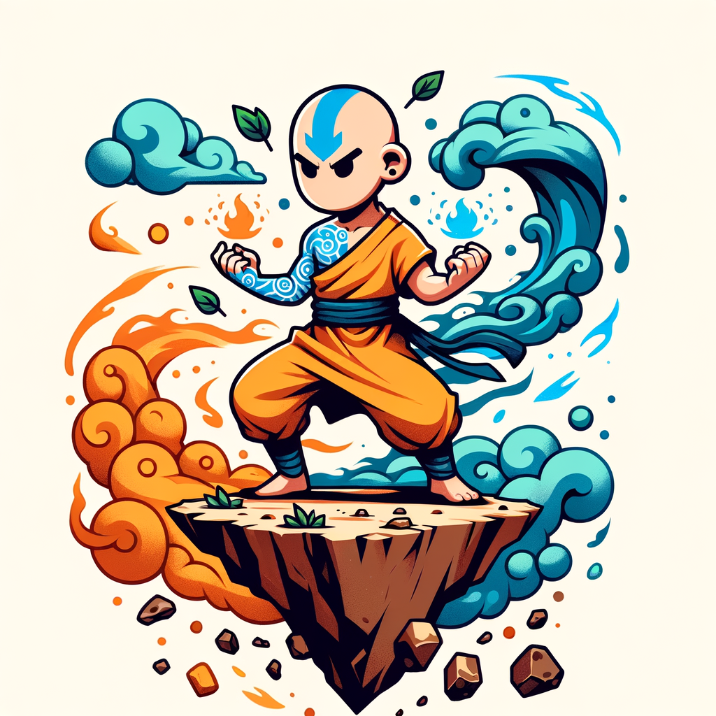 Avatar Aang: The Elemental Mastery of All Four Elements