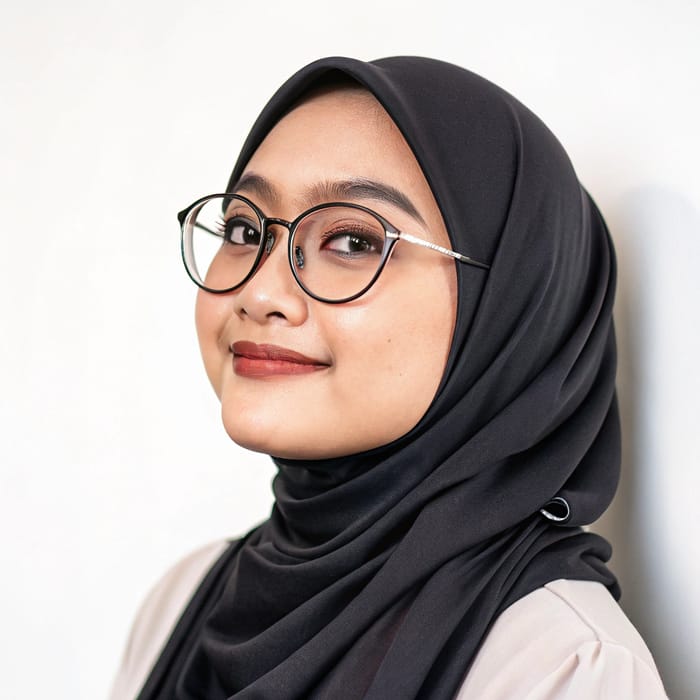 Stylish Hijabee Girl for Your LinkedIn Profile