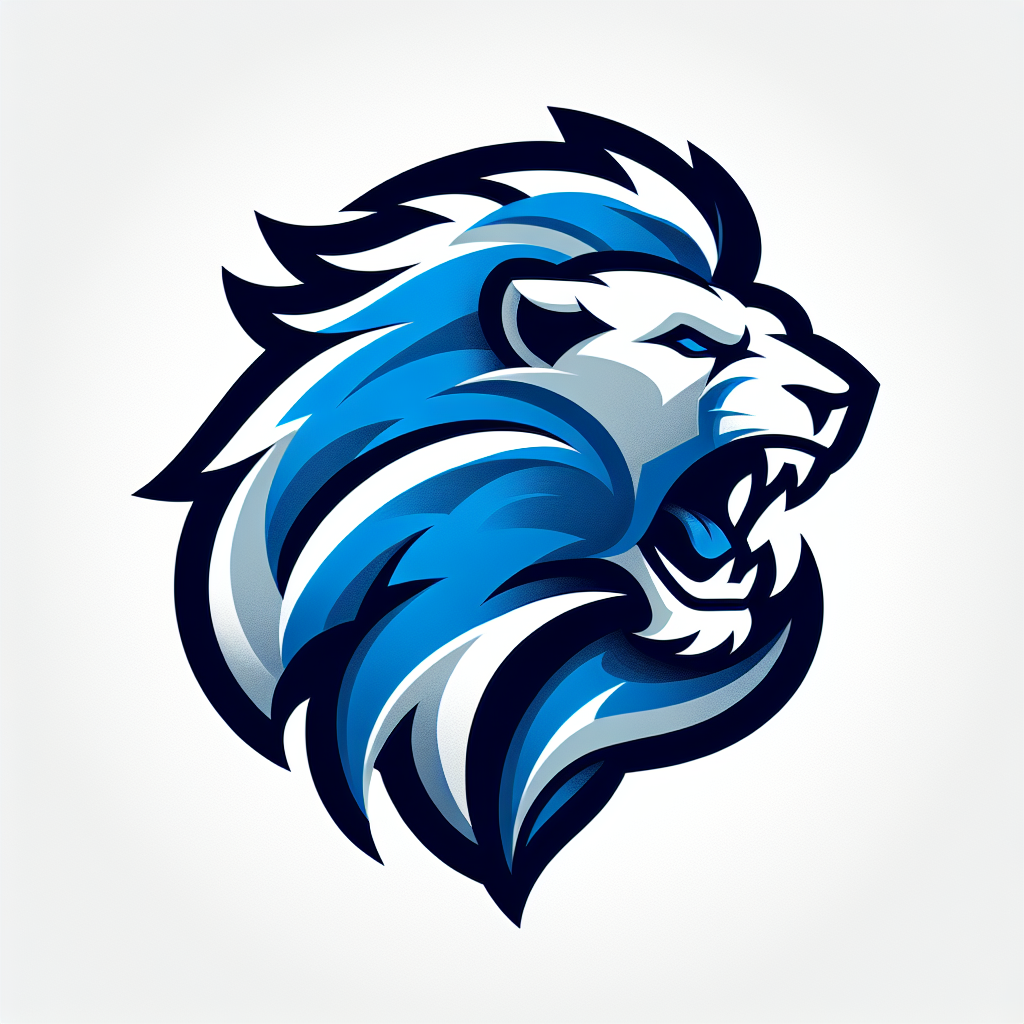 Detroit Lions Realistic Logo: A Fierce Representation