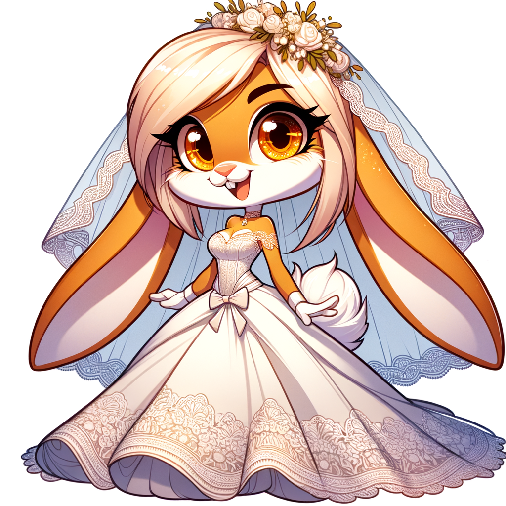 Lola Bunny in Radiant Wedding Gown