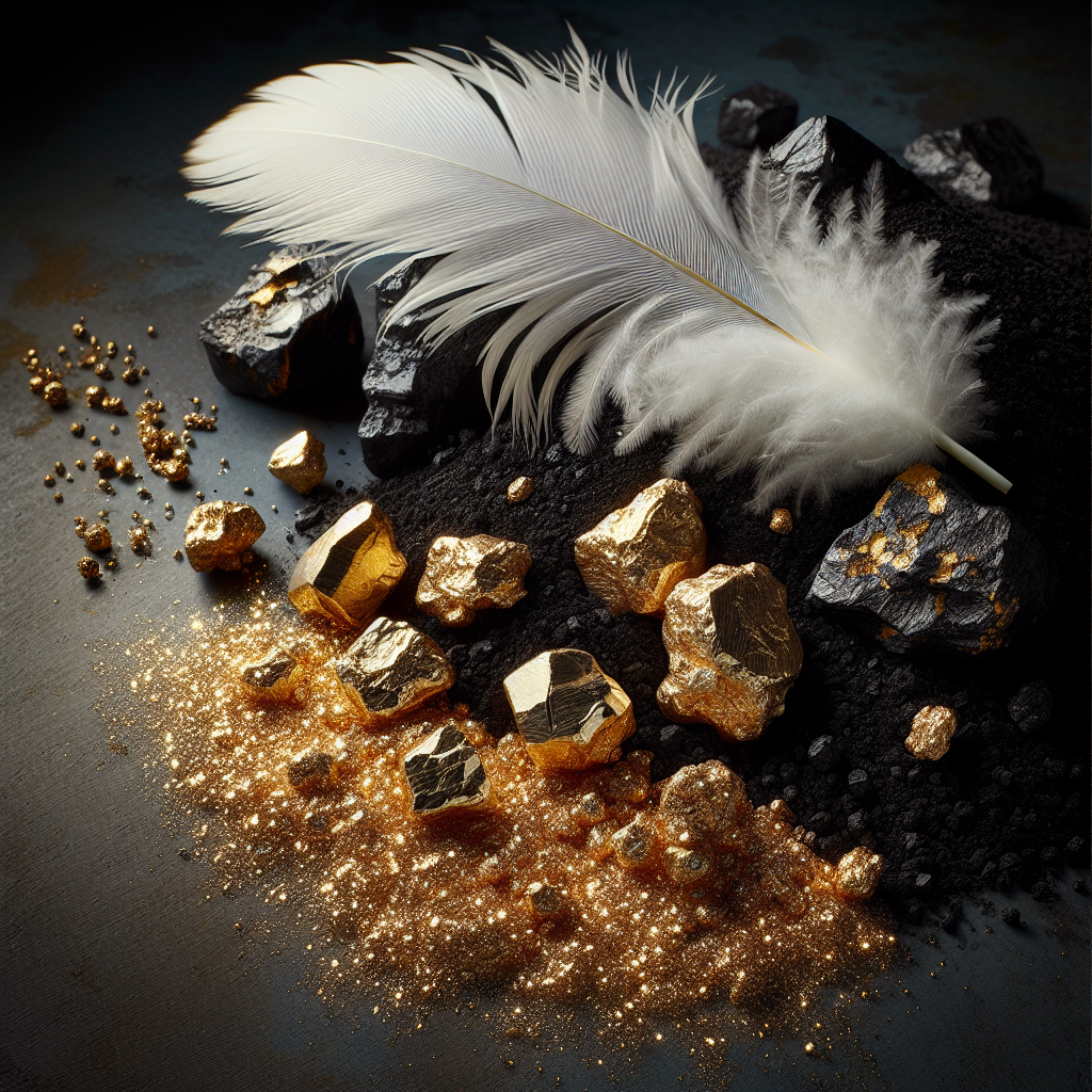 Exploring Luxurious Gold, Black, and White Texture & Color