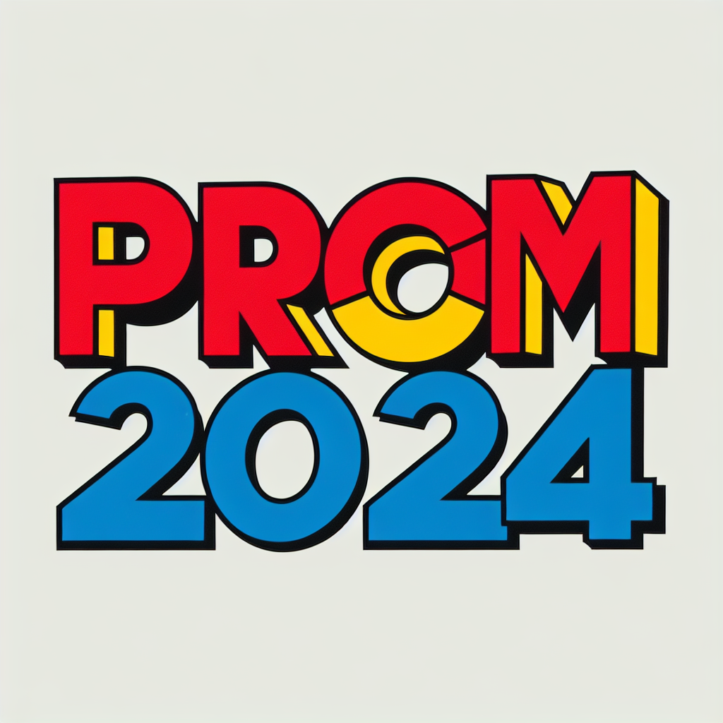 Prom 2024 in Red, Blue and Yellow Colors