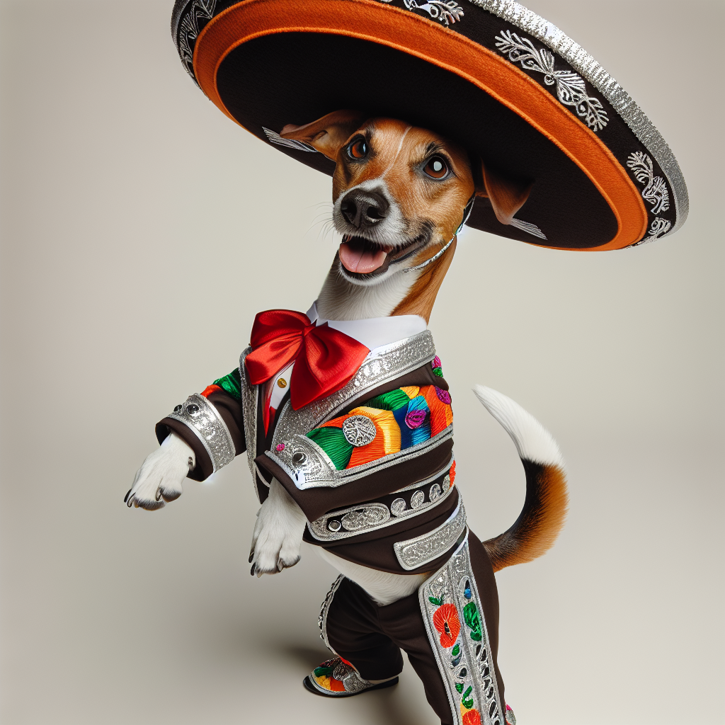 Mexican Mariachi Dog Costume