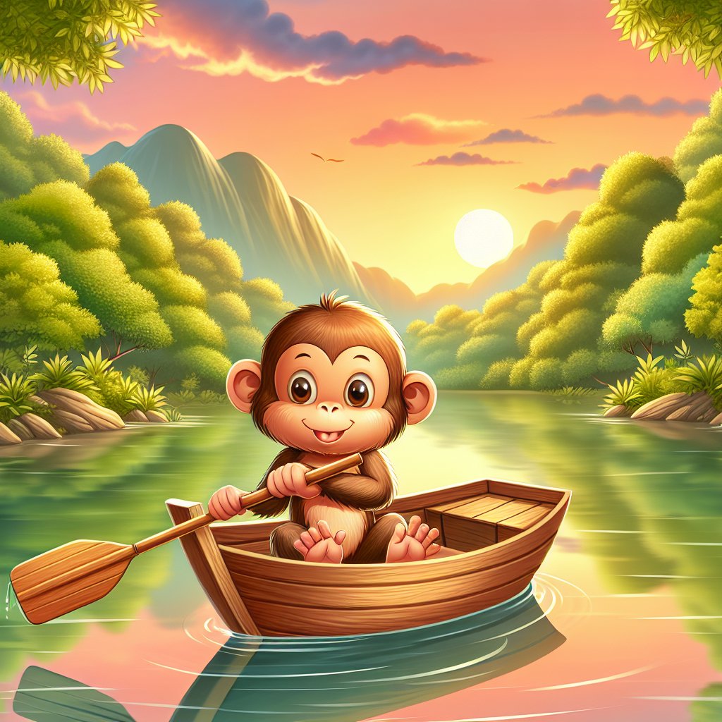 Monkey in Boat