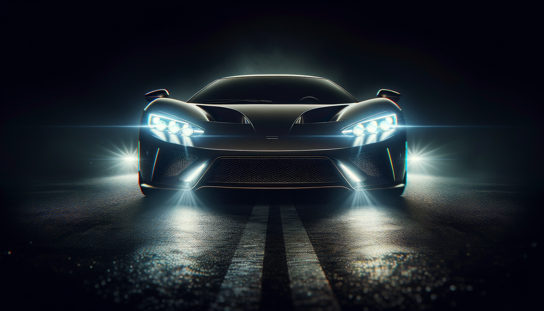 BMW M Pack Car Wallpaper with Powerful Headlights