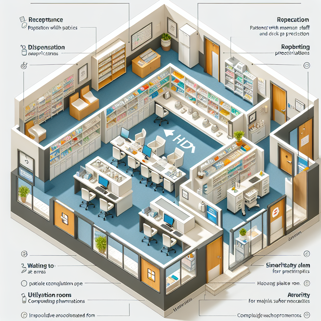 Hospital Pharmacy Floor Plan Design