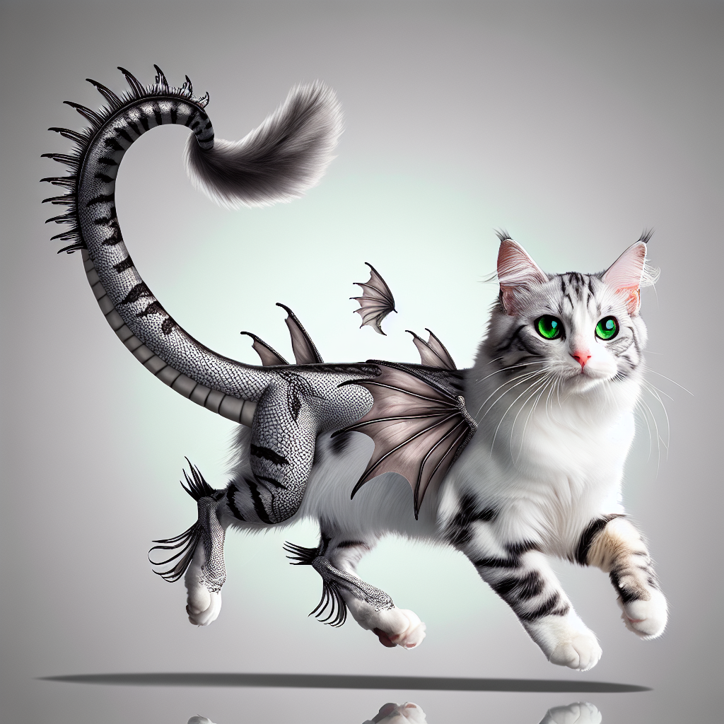 Cat Dragon Hybrid: A Unique Cross-Species Creature