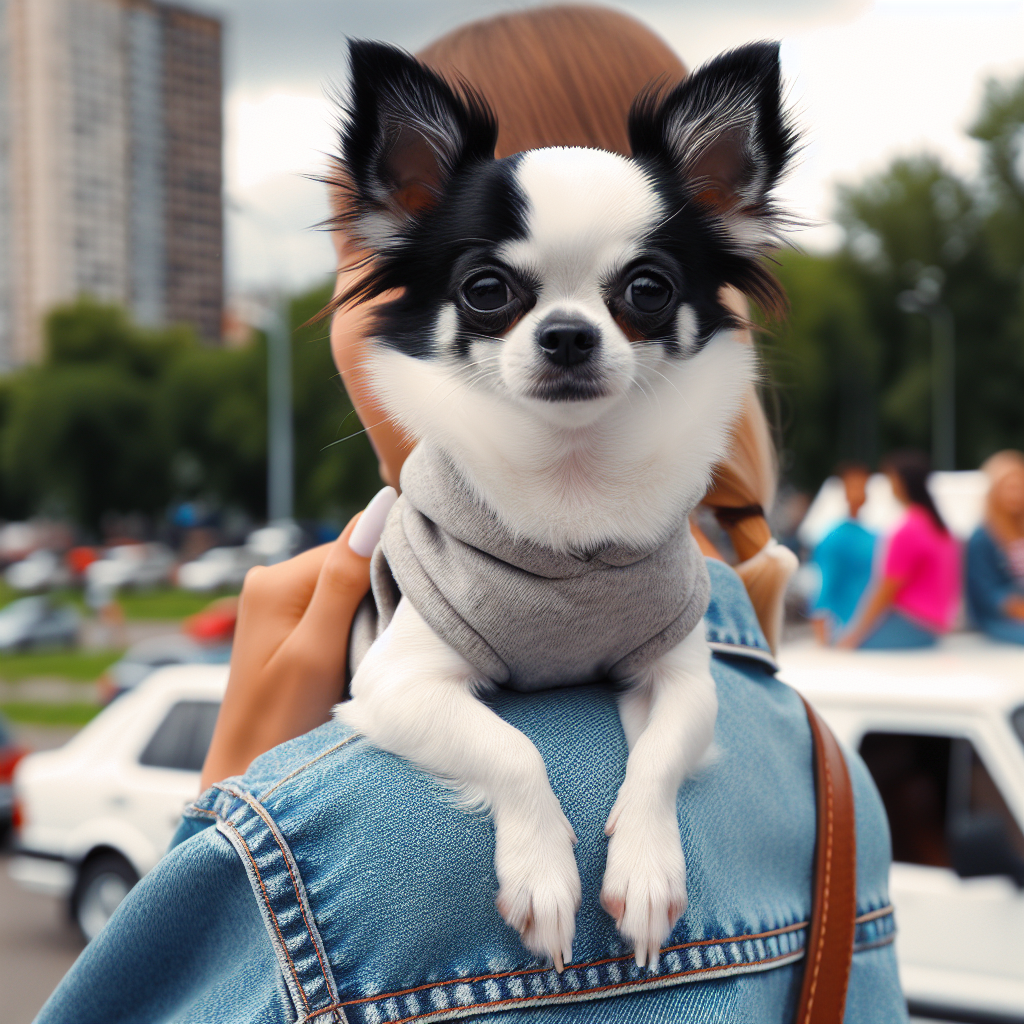 Meet Our Charming White Chihuahua with Black Spots