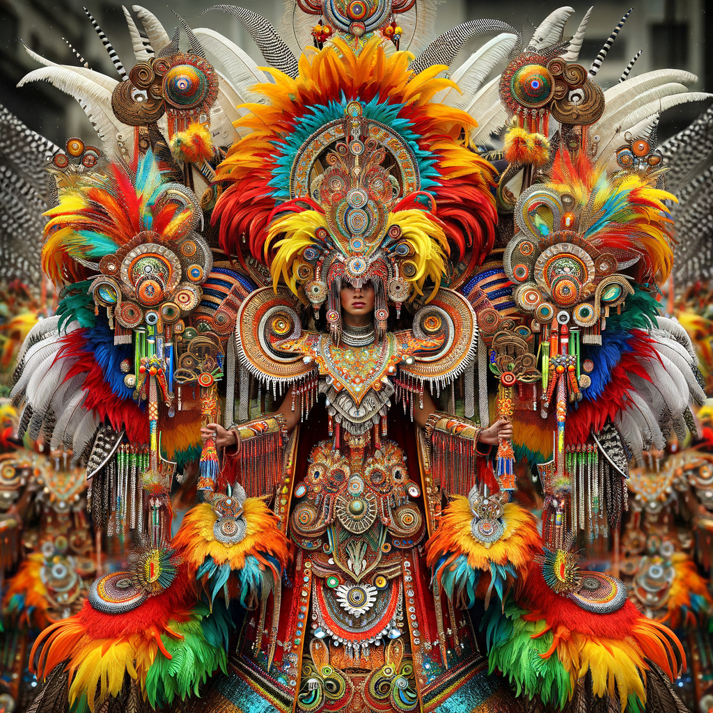 Elaborate Sinulog Festival Costume & Props in Philippines