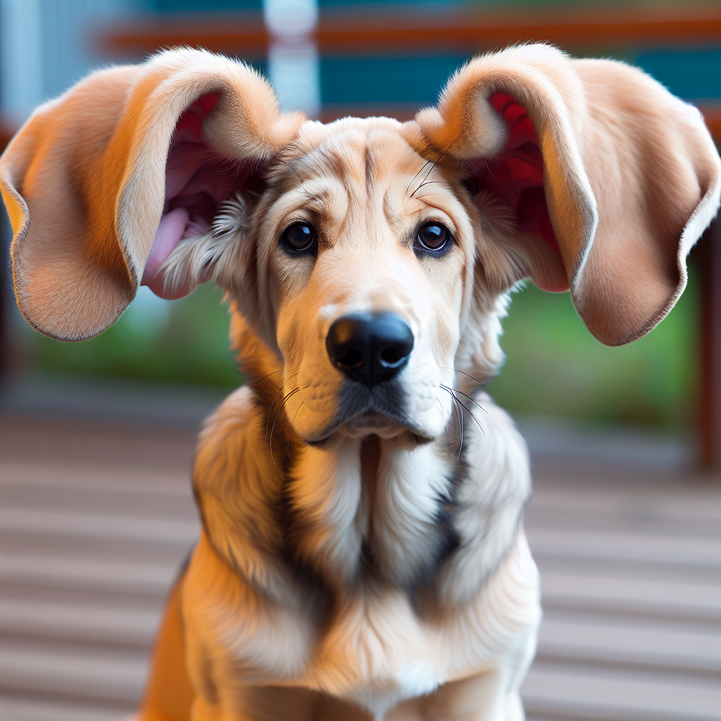 Unique-Looking Dog with Elephant-Like Ears