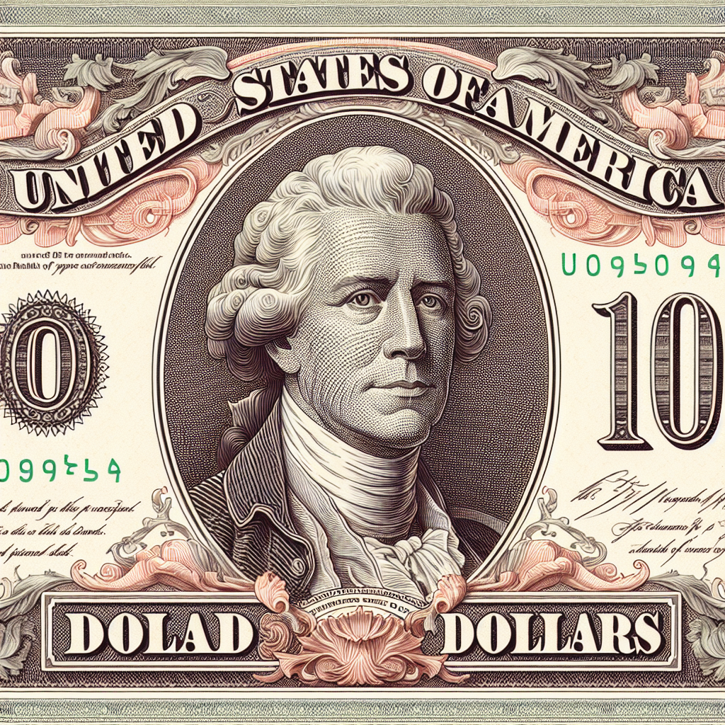 Detailed Illustration of the US 100 Dollar Bill