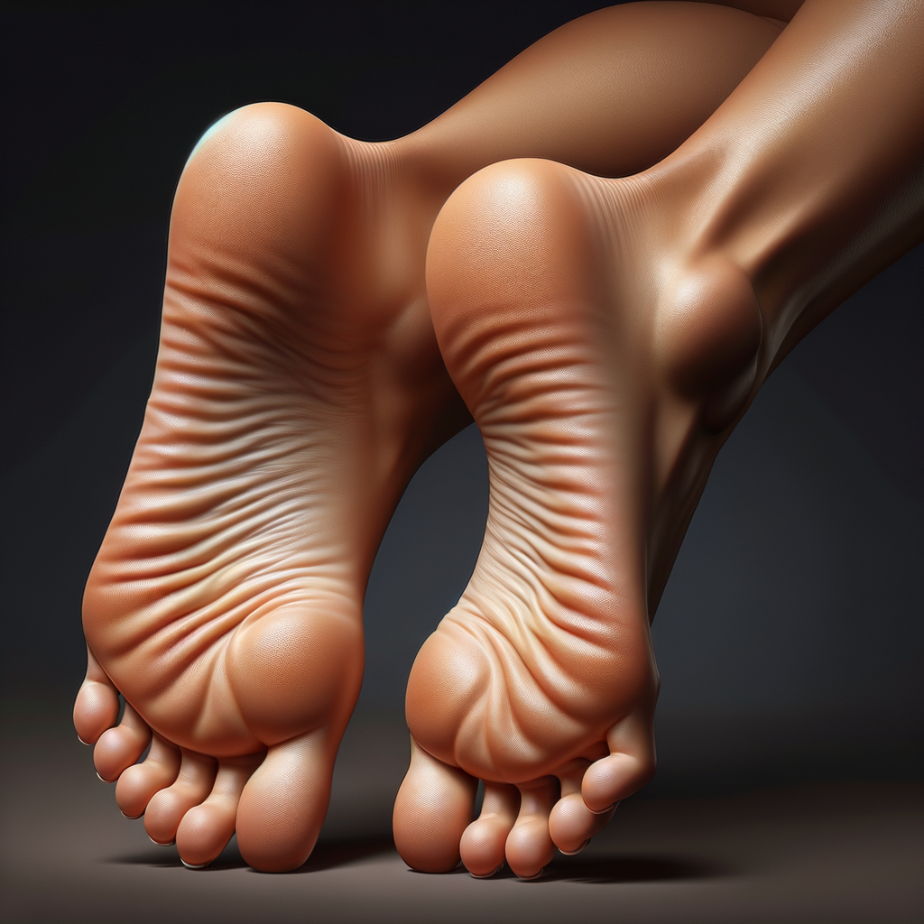 Detailed Female Feet Image Depiction