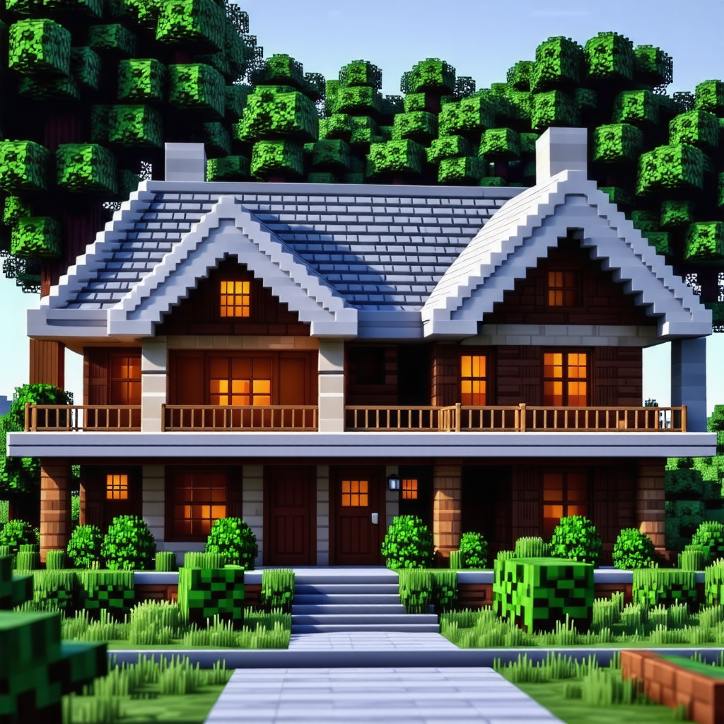 Medium Size Minecraft House