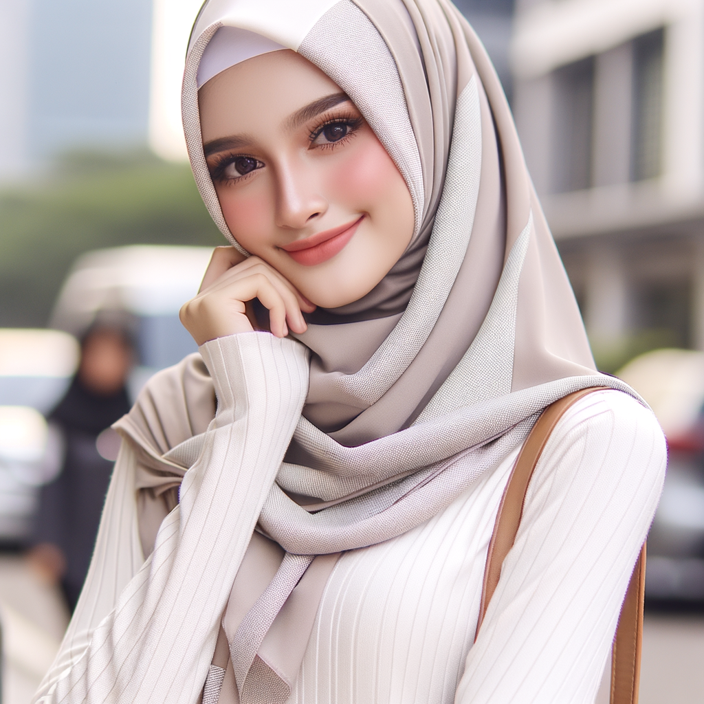 Beautiful Girl Wearing Hijab