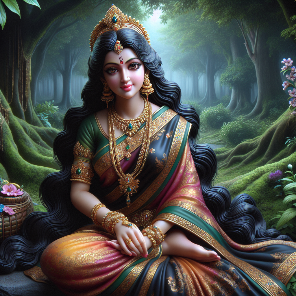 Mata Sita in Lush Forest