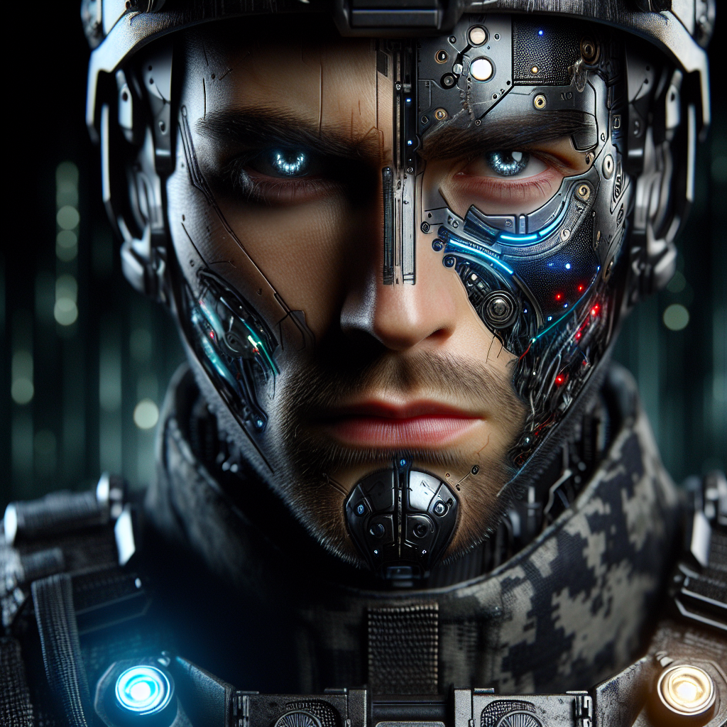 Futuristic Cybernetic Soldier