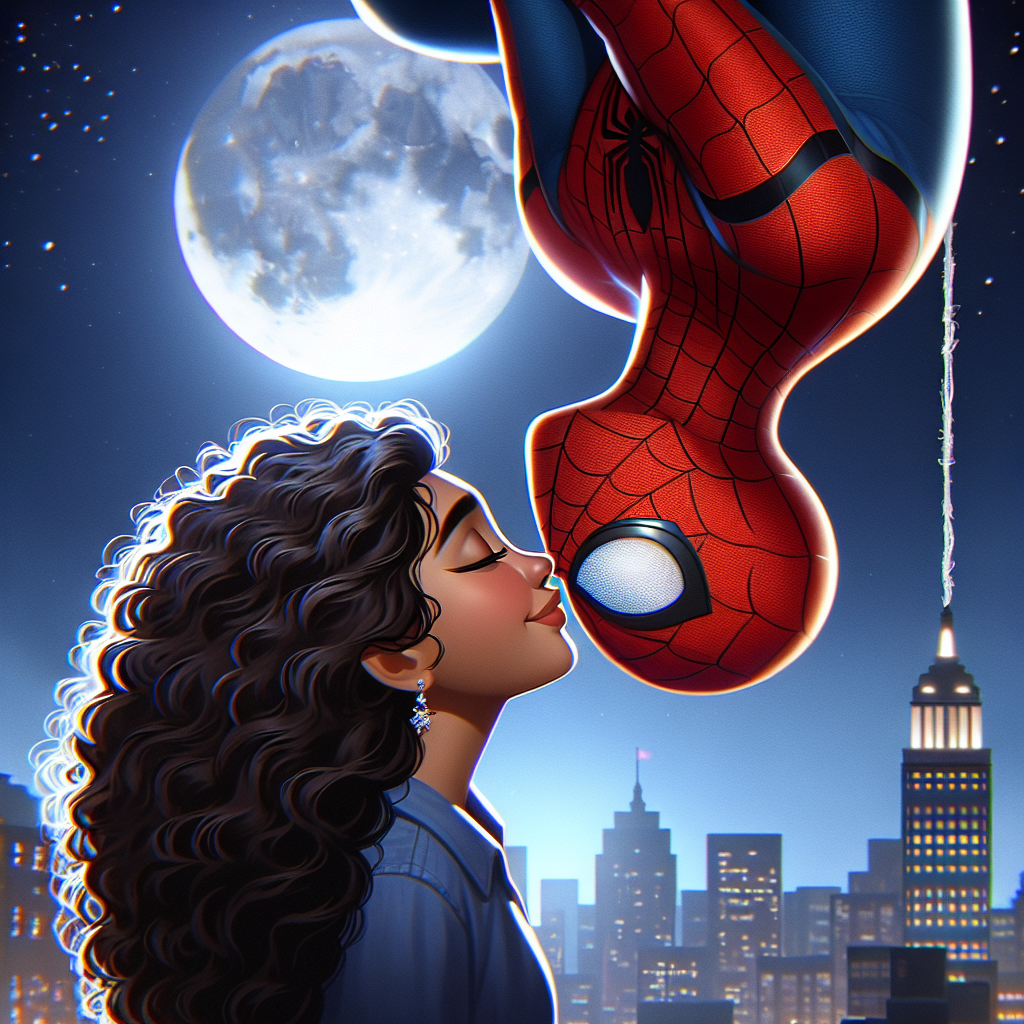 Romantic Spiderman Kiss