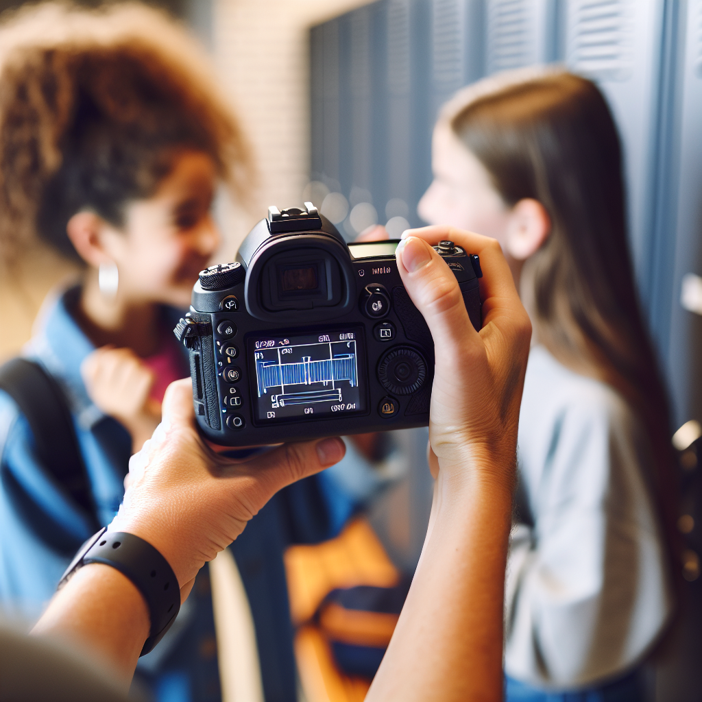 Candid and Authentic Moments of Two Girls in a Modern Locker Room