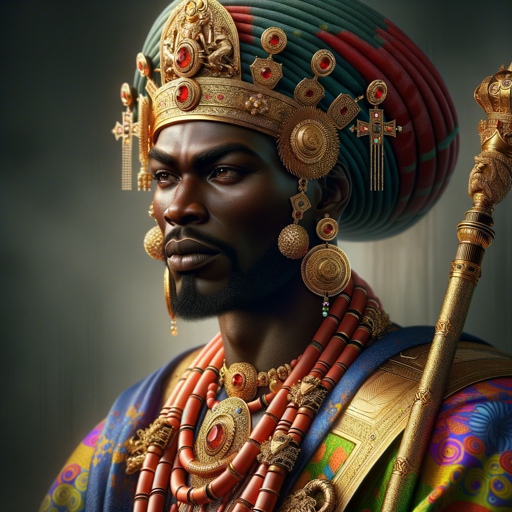 Mansa Musa in Nigerian Royal Attire