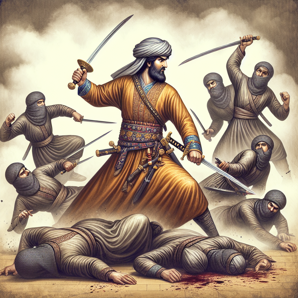 The Brave Arab Warrior of 1500 Years Ago