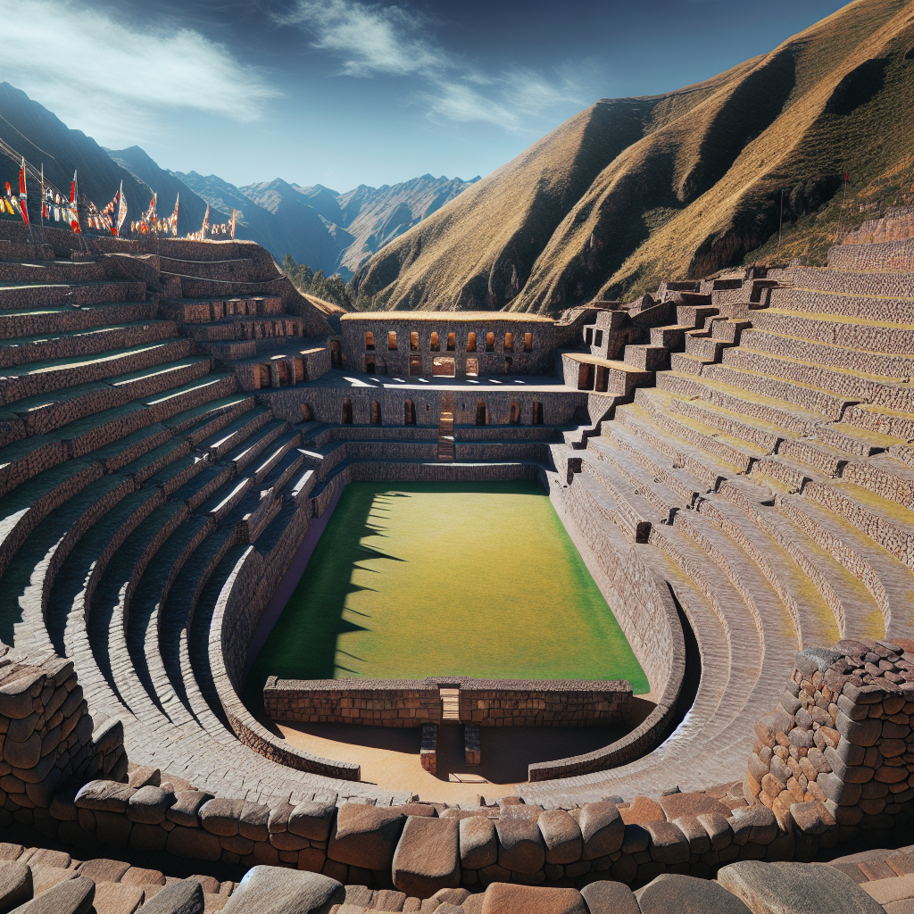 Incan Stadium in the Andes Mountains