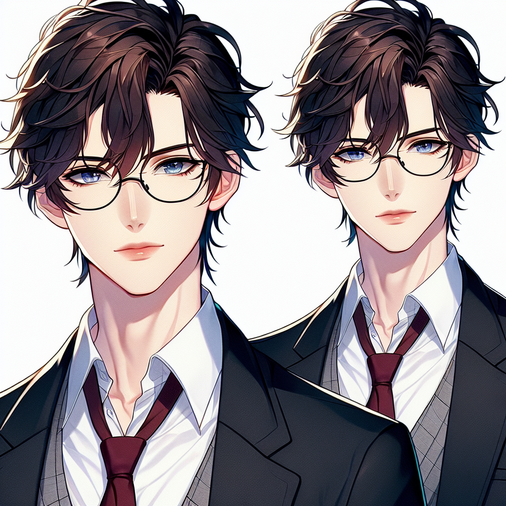 Hot Handsome Anime Boy Illustration