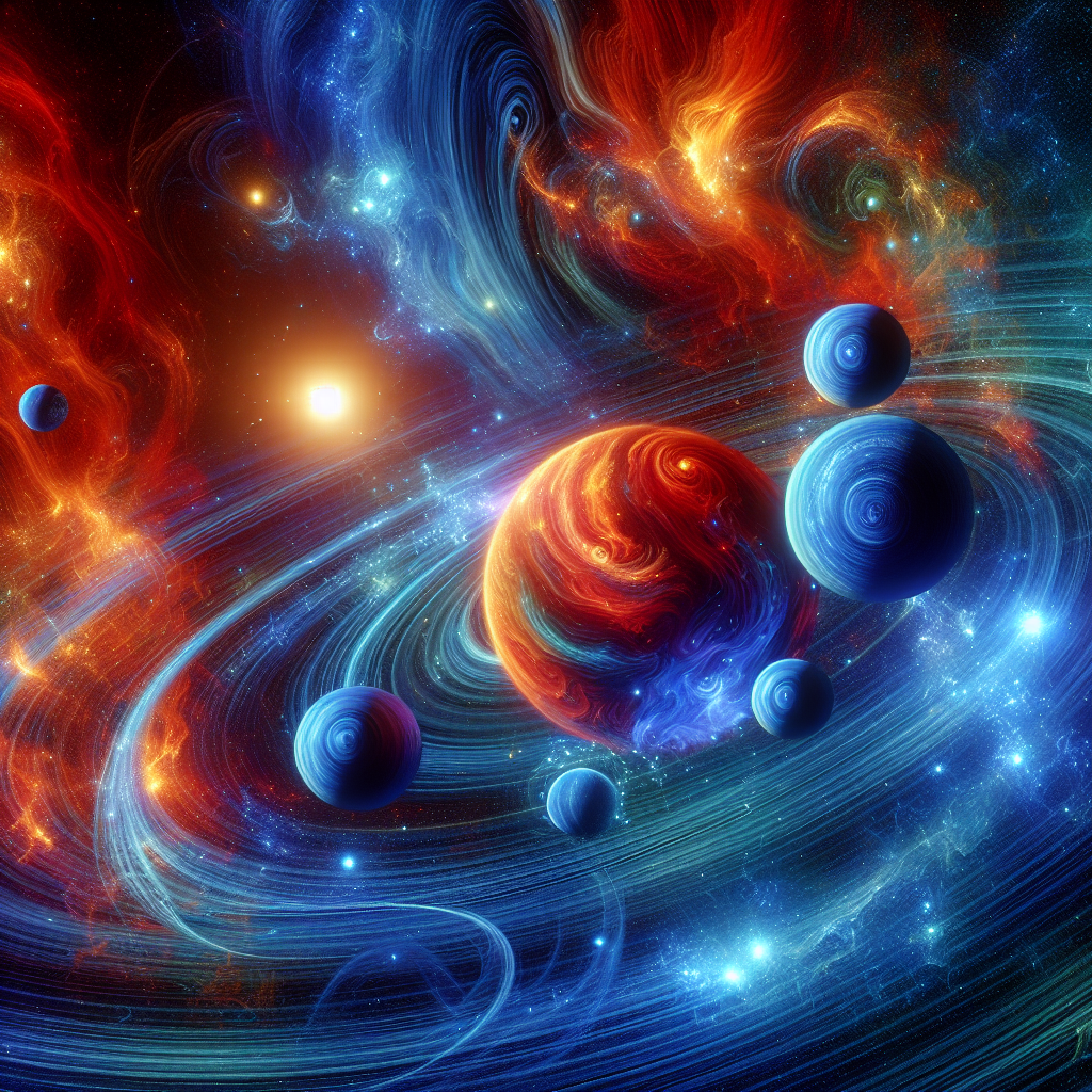 Experience the Vibrant Solar System in Cosmic Surrealism