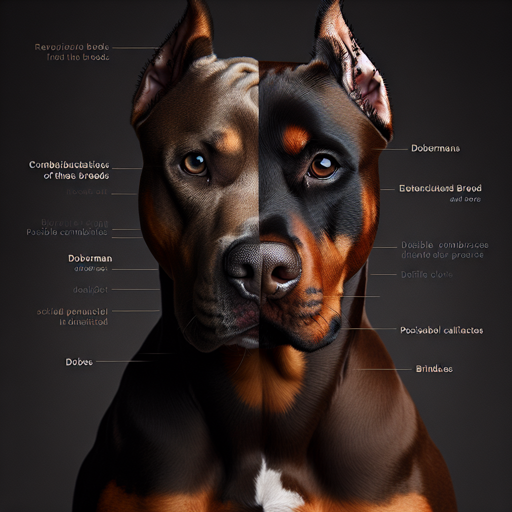 Pitbull Doberman Mix: A Fusion of Strength and Elegance