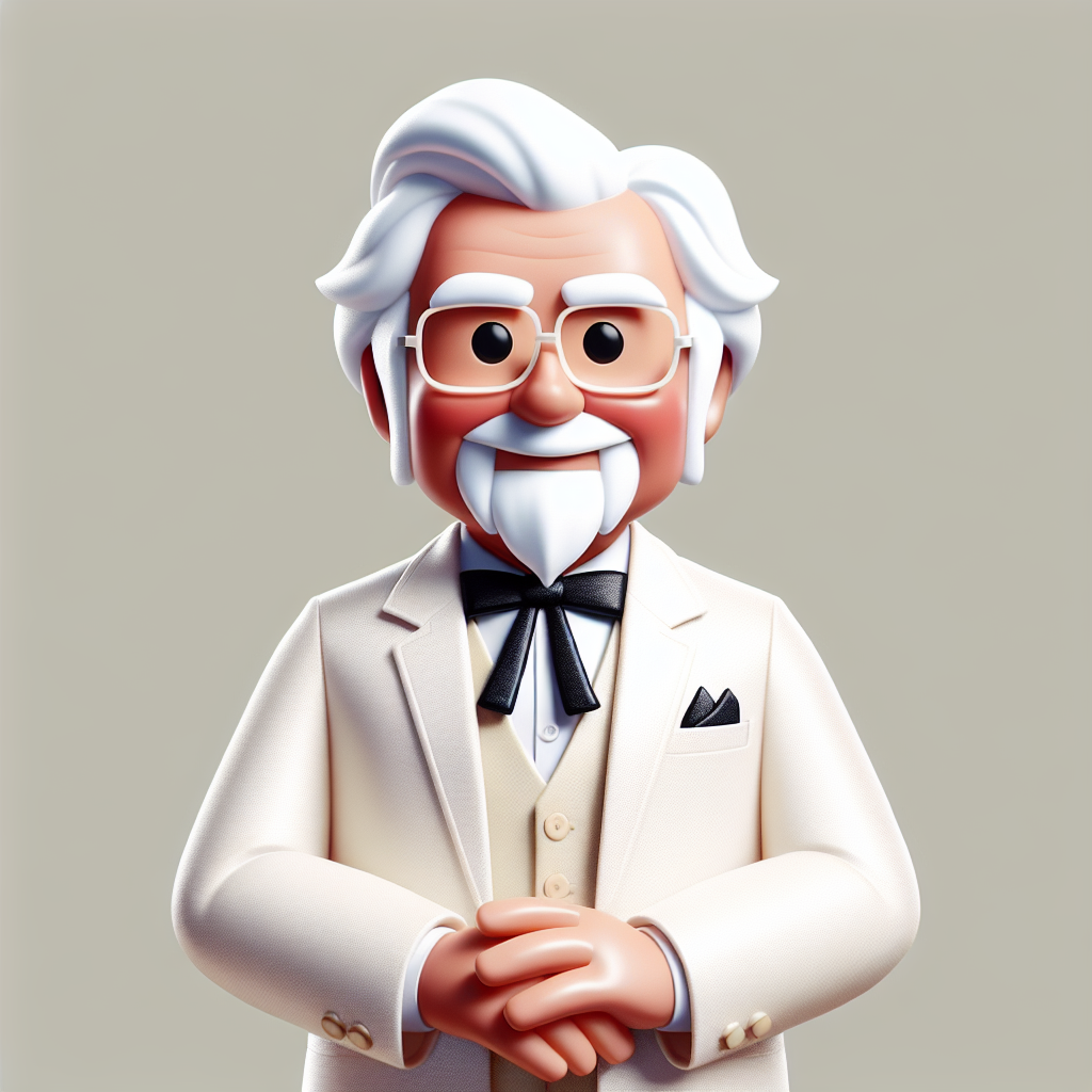 Colonel Sanders in Toy Story Animation Style