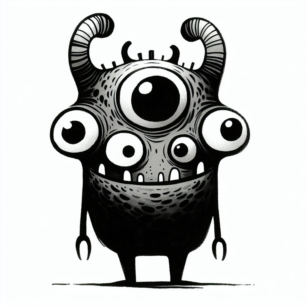 Quirky Little Creature Illustration